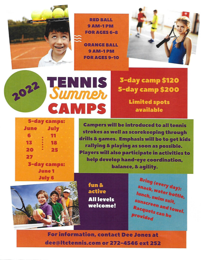 Summer Camps – Lexington Tennis Club